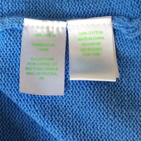 NWOT - Lilly Pulitzer Blue Cardigan Sweater - XS - Picture 5 of 6